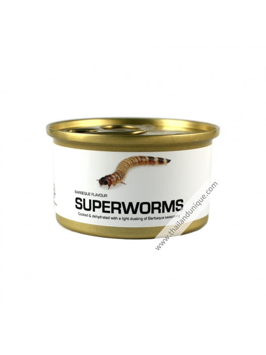 Canned Superworms with Salt