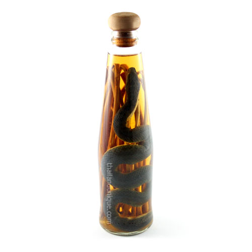 Laos Herbal Snake Whiskey