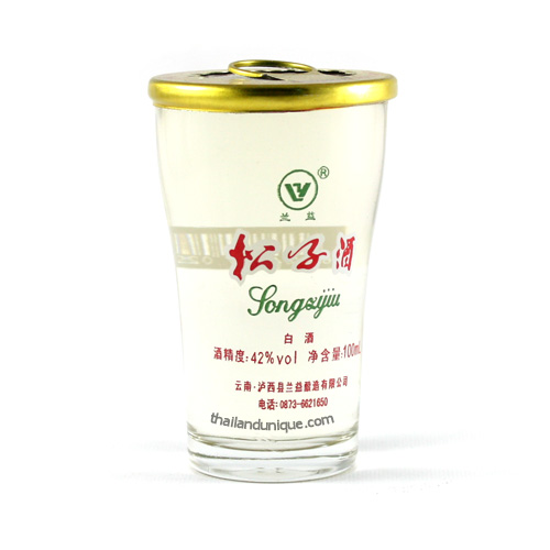 Strong Chinese Whiskey in Shot Glass - Click Image to Close