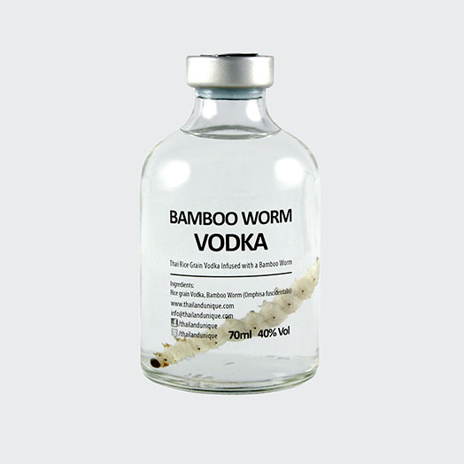 Bamboo Worm Vodka 60ml (Round)