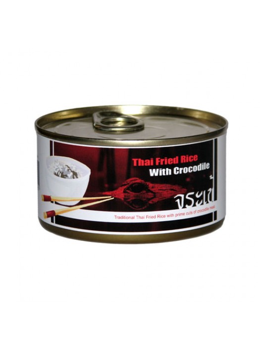 Canned Fried Rice With Crocodile Meat