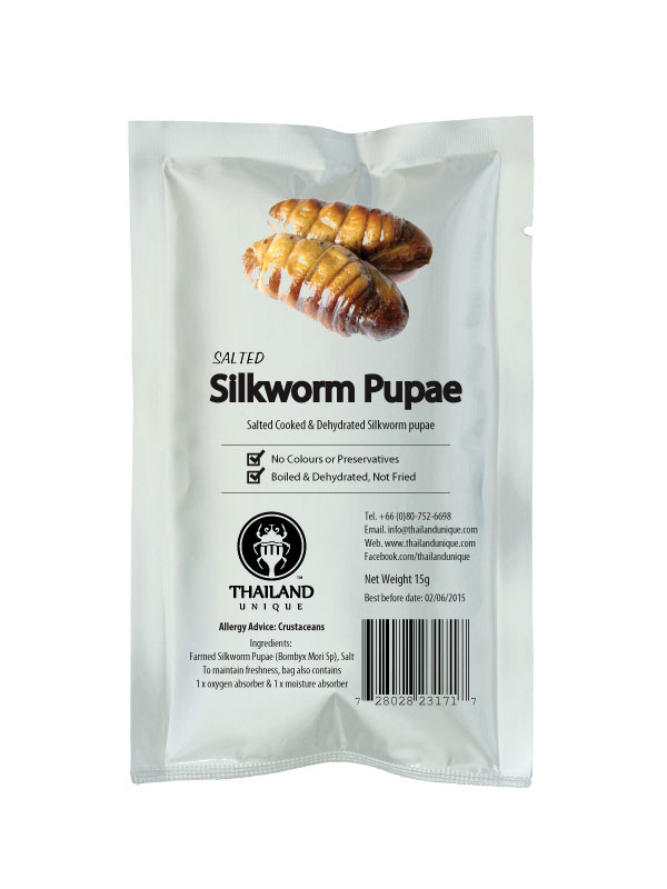 Edible Silkworm Pupae Bombyx Mori