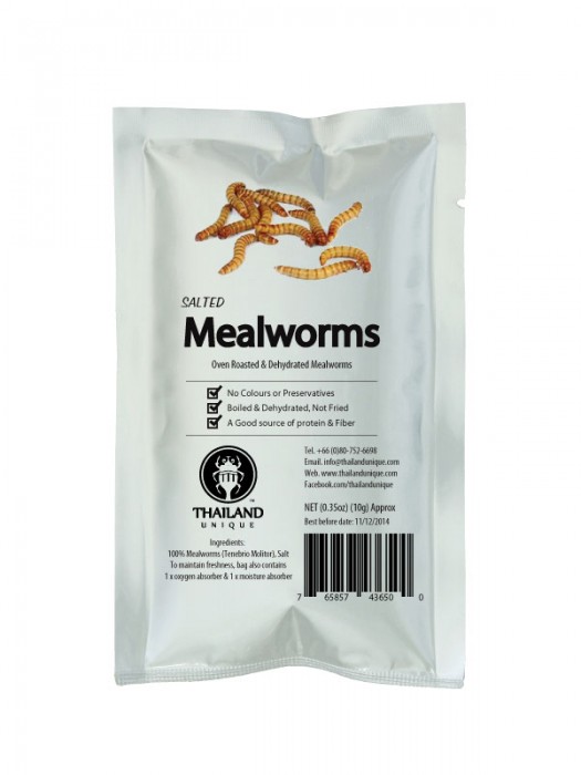 Edible Mealworms Tenebrio Molitor