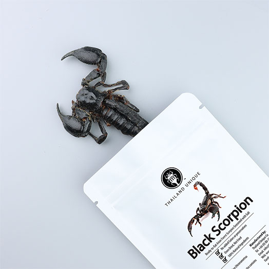 Edible Black Asian Forest Scorpion