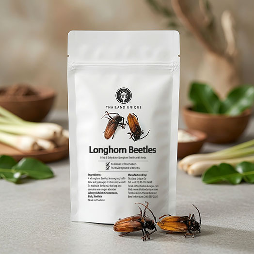 Asian Longhorn Beetles with Herbs