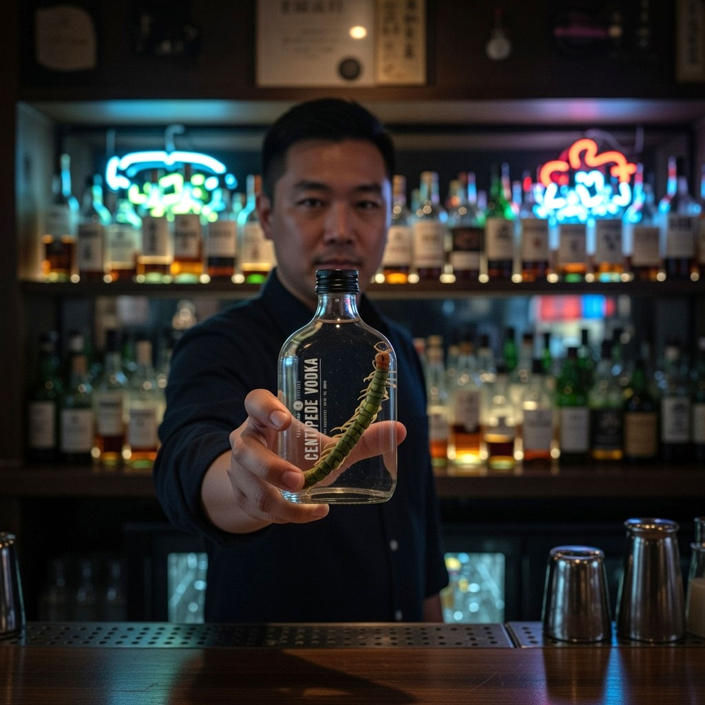 Centipede vodka bar