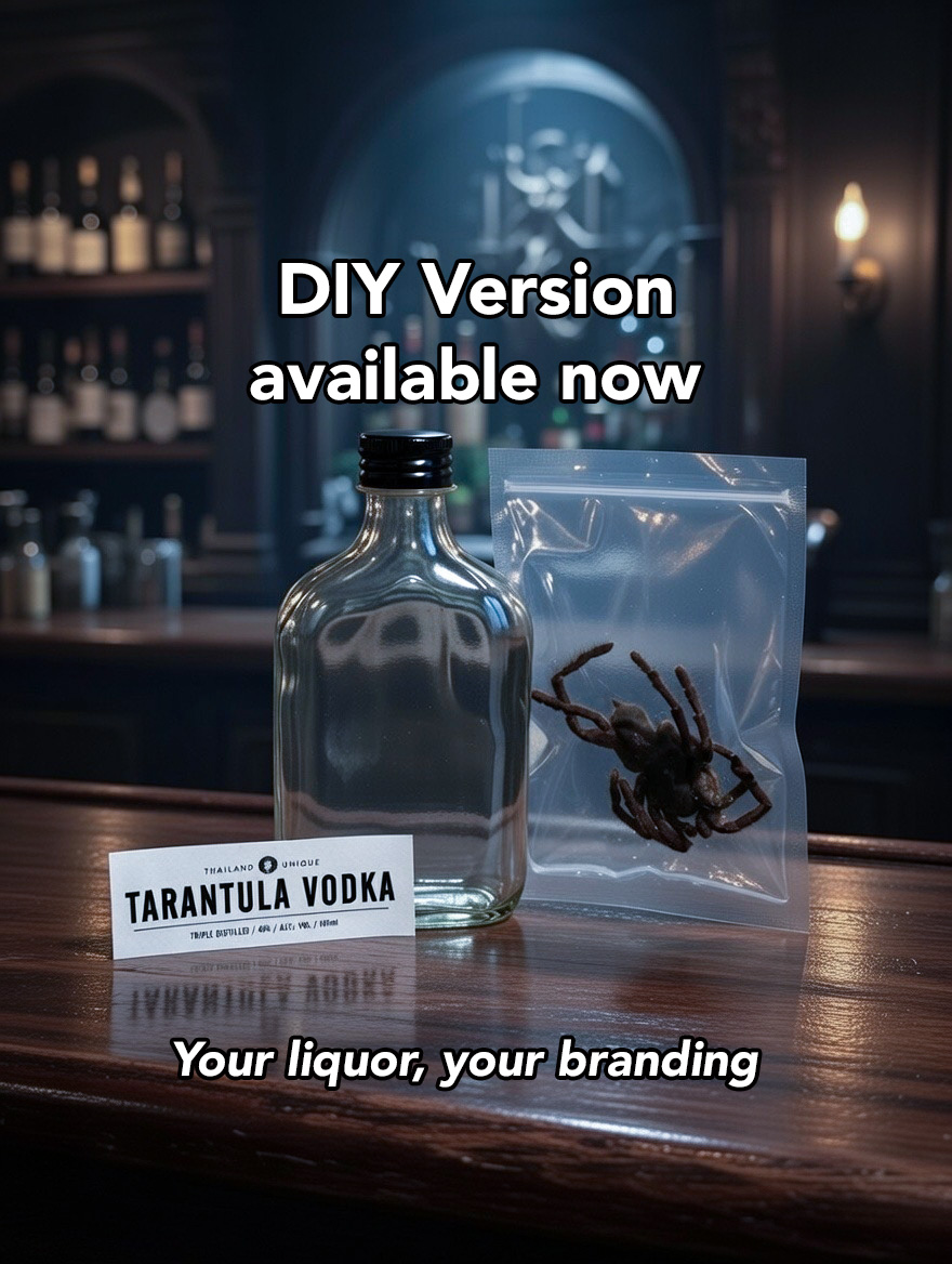 Tarantula DIY vodka kit Tarantula DIY vodka kit