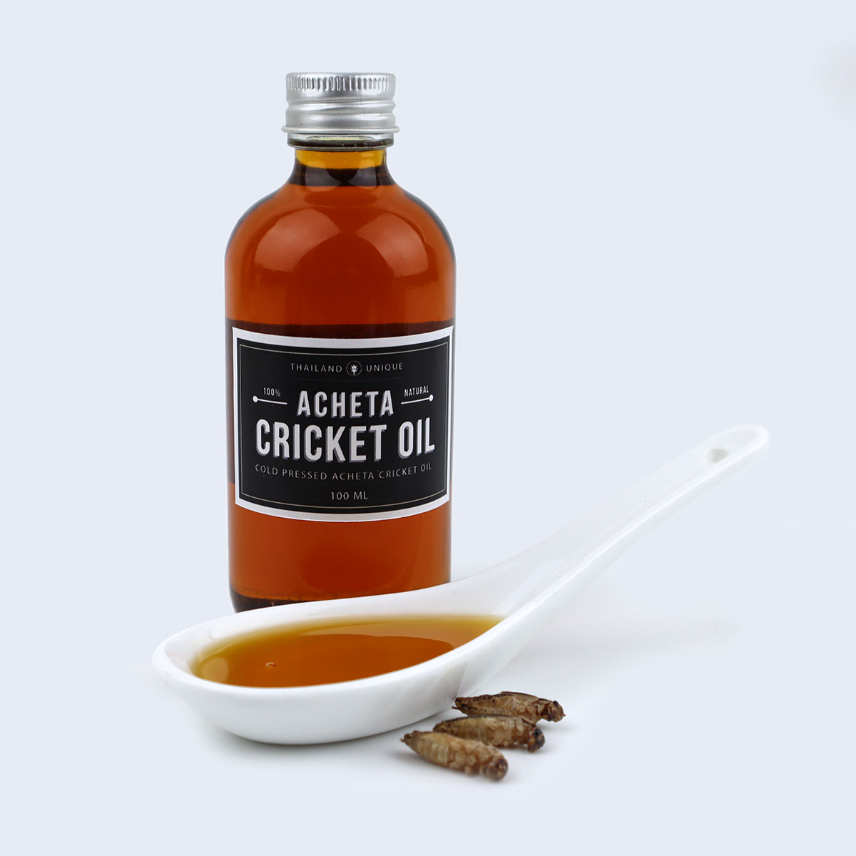 Acheta Cricket Oil Bottle Sample